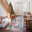 Tapis de Noël Village d'hiver Bonhomme de neige et rennes-2025880570-2025880572