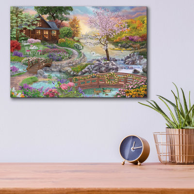 «Spring Stream» par Bigelow, illustrations sur verre acrylique