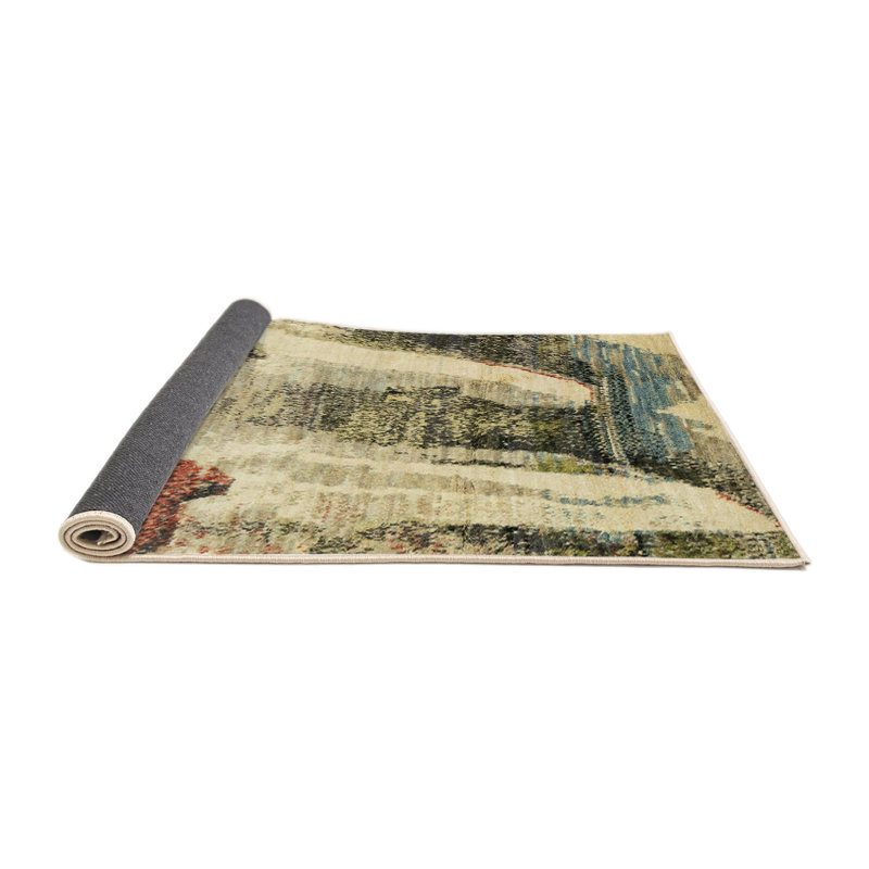 Tapis abstrait moderne 2564, Rond 7 pi