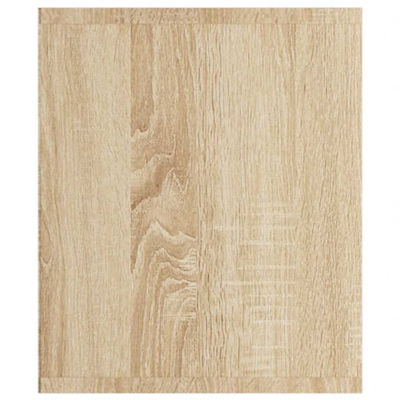 White/Sonoma Oak, (4 Shelves) 59.6" H x 23.6" W x 11.8" D