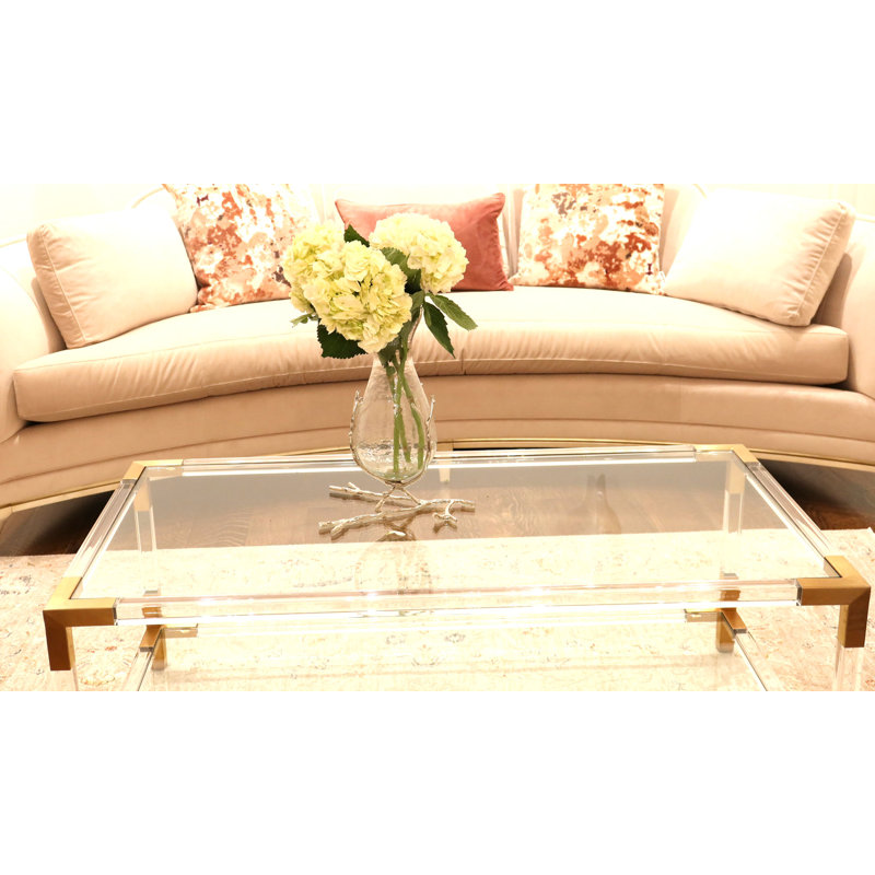 Vase de table en verre 2 "Silver