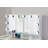 Avignon 9 drawer dressing table with lights