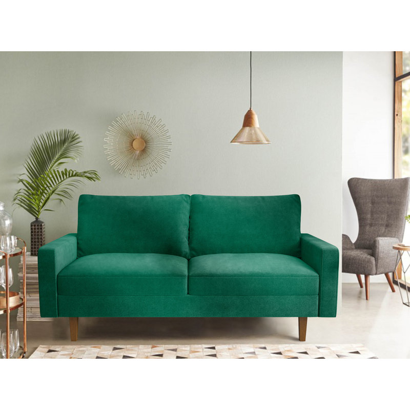 Canapé Zayn, Mélange de lin vert