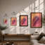 Palm Frond In Bloom Botanical - Print-51278197-51278188