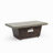 50,000 BTU Rectangle Fire Pit, Stylish Propane Fire Pit Table with Zinc-Aluminum Top, 42 x 24 inch Outdoor Fire pit Table