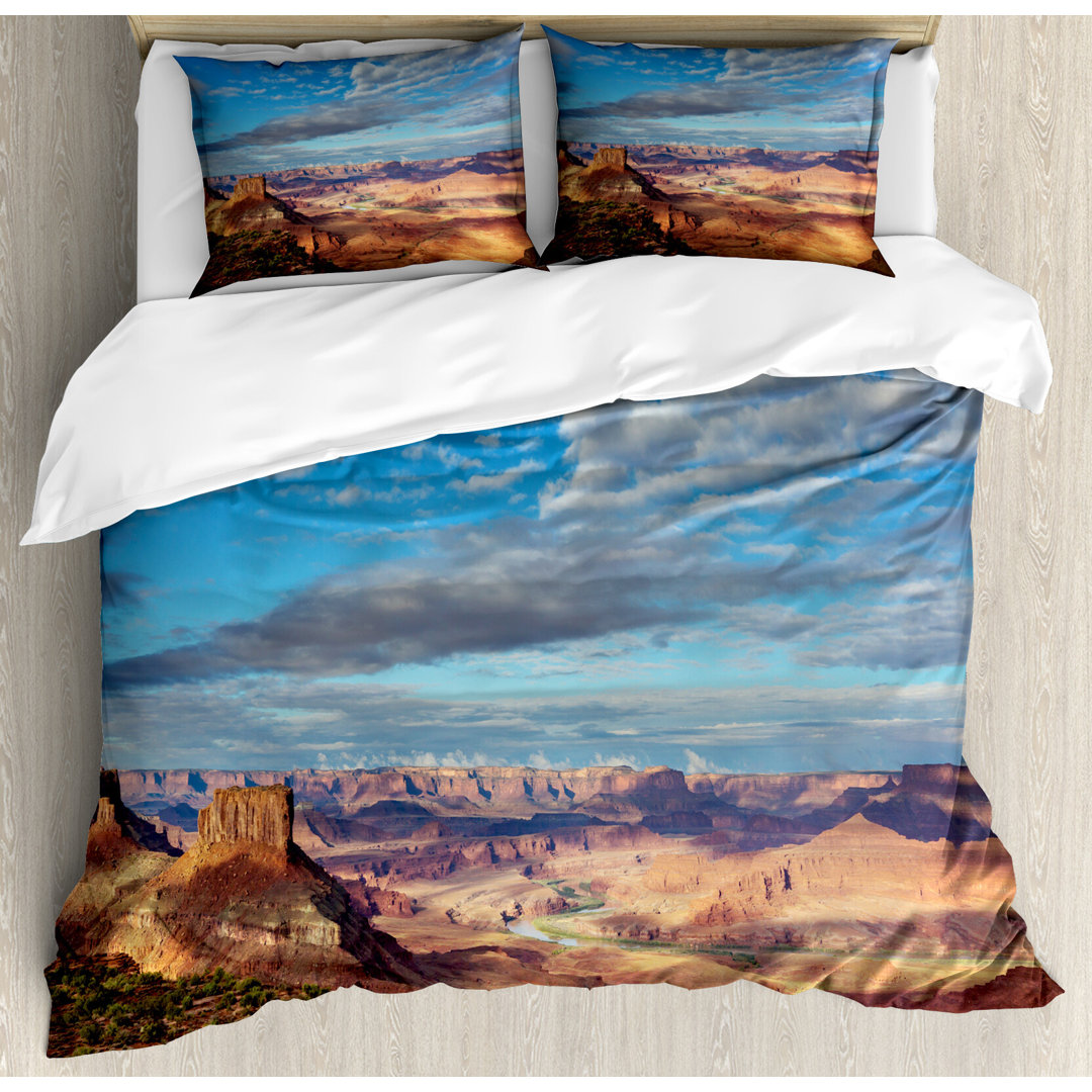 Bettbezug Set, Canyonlands Utah-Tal, Landschaft, Mehrfarbig