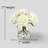 Small Real-Touch Rose Flower Centerpiece Unique Cozy Flower Arrangement-1684184252