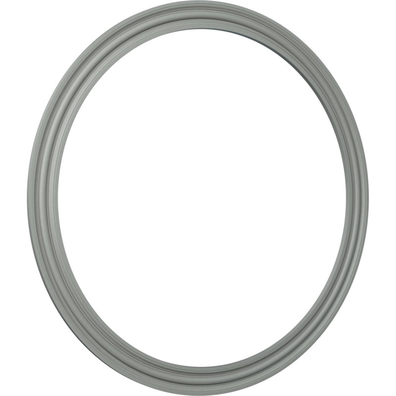 Ensemble d'anneaux de plafond traditionnel, Paquet de 4 (forme un cercle complet), H 68 po x l 58 po