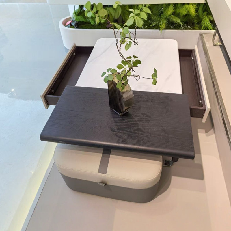 Modern Irregular Slate Coffee Table