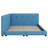 Upholstered Unfinished Tufted Bed