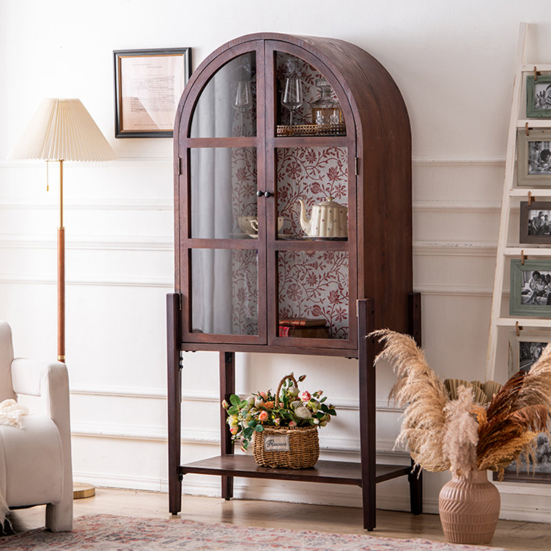 Vitrine brune française de style français