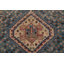 Tapis bleu antique antique 4 x 7