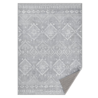Korando Floral Braided 214cm X 153cm Area Rug