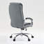 Chaise de bureau en tissu à haut dossier