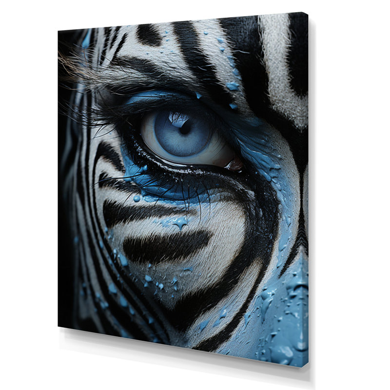 " Striking Zebra Patterns II ", 20" H x 12" W x 1" D