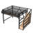 Queen Loft Bed With Storage Stairs, Shelves, And Built-In Wardrobe, Metal Frame With USB Ports And LED Lights, Noise-Reduced Design, Natural Wood