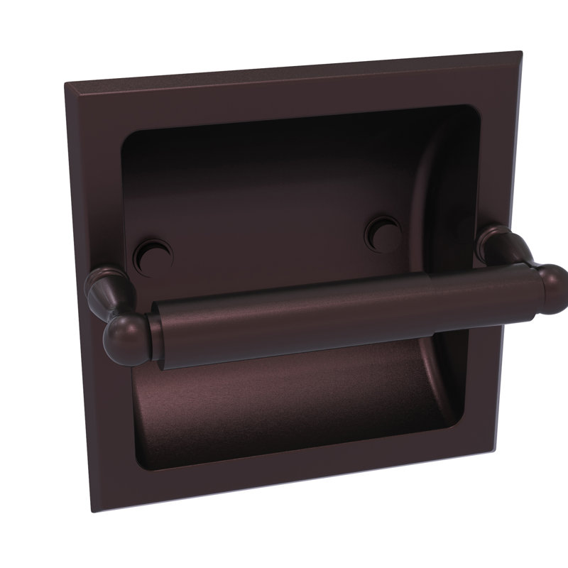 Porte-papier hygiénique encastré Regal, Bronze antique