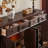Retro large storage furniture shoe cabinet