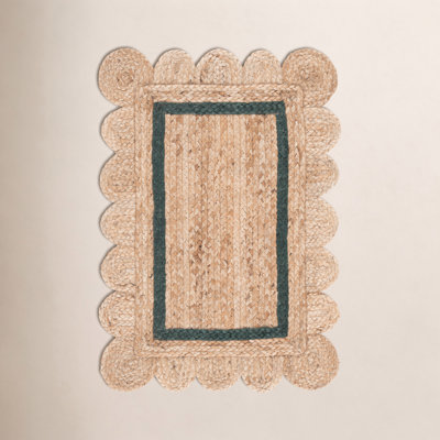 Inaki Hand-Woven Geometric Jute Rug