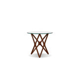 Quasar Glass Top End Table