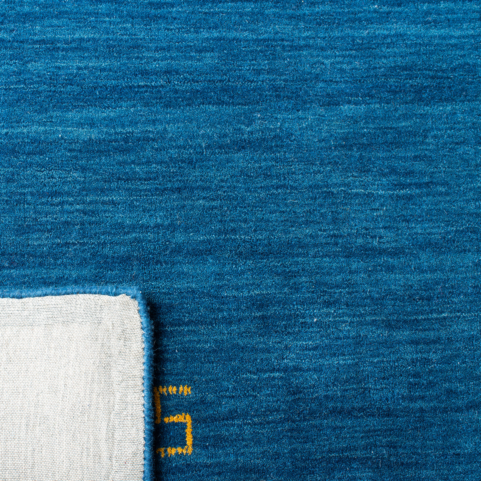 Danforth Hand-Woven Flatweave Wool Rug, Square 6'