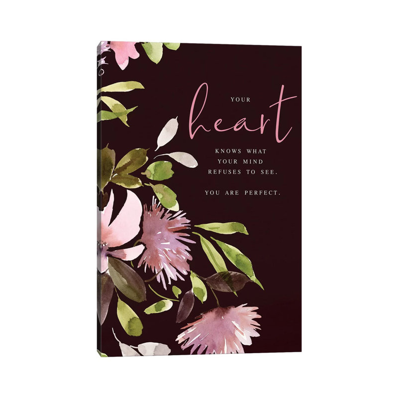 Your Heart by Stephanie Ryan - Print on Canvas, Wrapped Canvas, 30.48cm H x 20.32cm W x 1.91cm D