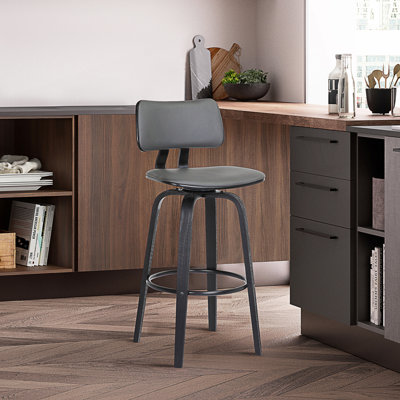 Tabouret de bar pivotant à structure métallique