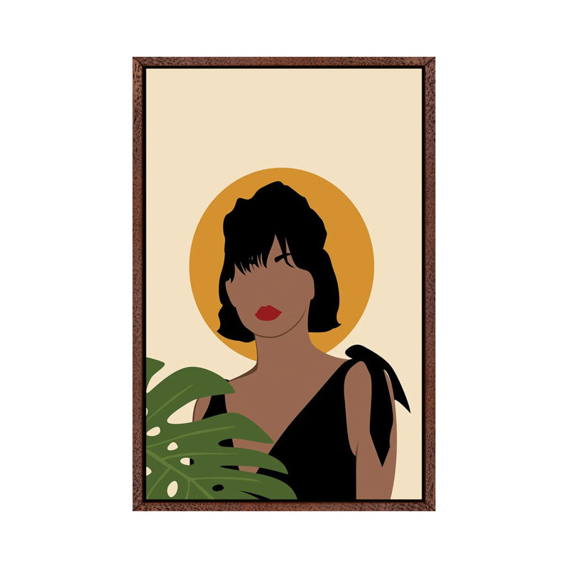 Boho Woman Portrait by Tysee Ciage - Gallery-Wrapped Canvas Giclée on Canvas, 66.04 cm H x 45.72 cm W