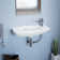 The Renovators Supply Inc. 9'' White Porcelain Rectangular Bathroom Sink with Overflow