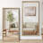 32*70 Inch Full-Body Floor Mirror with Artificial Wood Frame, Elegant Design and Durability for Bedrooms and Salons-719667743