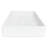 Brillare Matte White Solid Surface Rectangular Vessel Sink