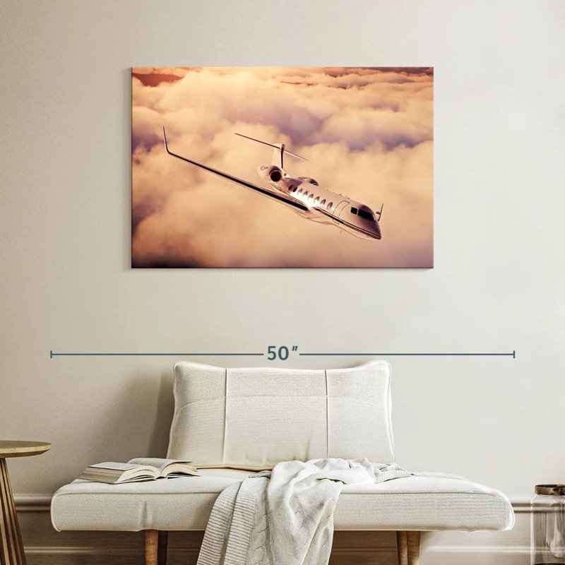 Mehar Luxury Private Jet, 26" H x 39" W