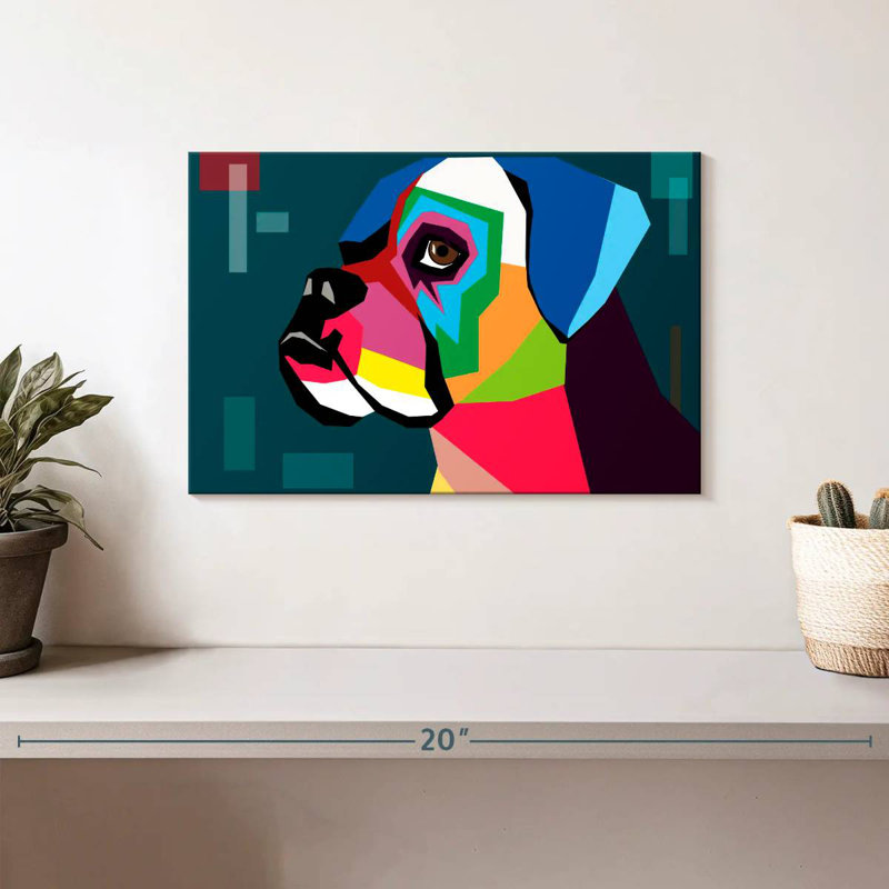 Brampt Boxer, 8" H x 12" W