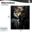 Plaque murale loup tendance, par Ray Powers