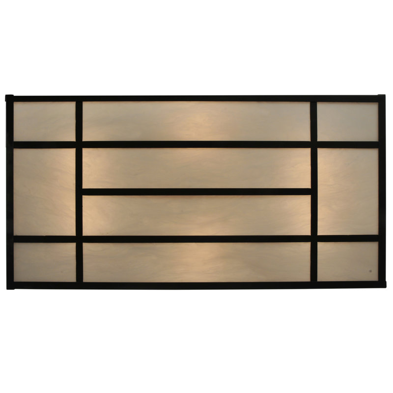 Bronze Globe 6-Light LED Semi Flush Mount for Indoor/Outdoor
