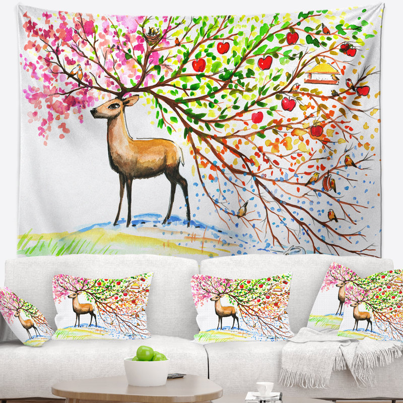 Polyester Tapestry, 32" H x 39" W