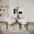 Boucle Barrel Dining Side Chairs With Arms-429762950-429762947