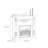 White Solid Wood Electric Fireplace