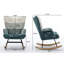 Chaise d'appoint Mid-Century Modern Patchwork