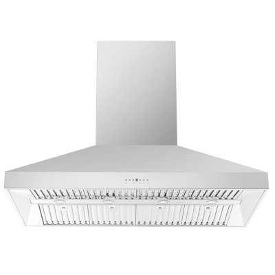 Coppito 60-inch Wall Mount Range Hood, 1200 CFM Double Motor, 4 Speed Control, All Stainless Steel
