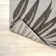 Roxby Tropical Palm Leaf Gray/Black Indoor/Outdoor Rug