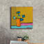 Vase orange - peinture sur toile tendue-1283814576