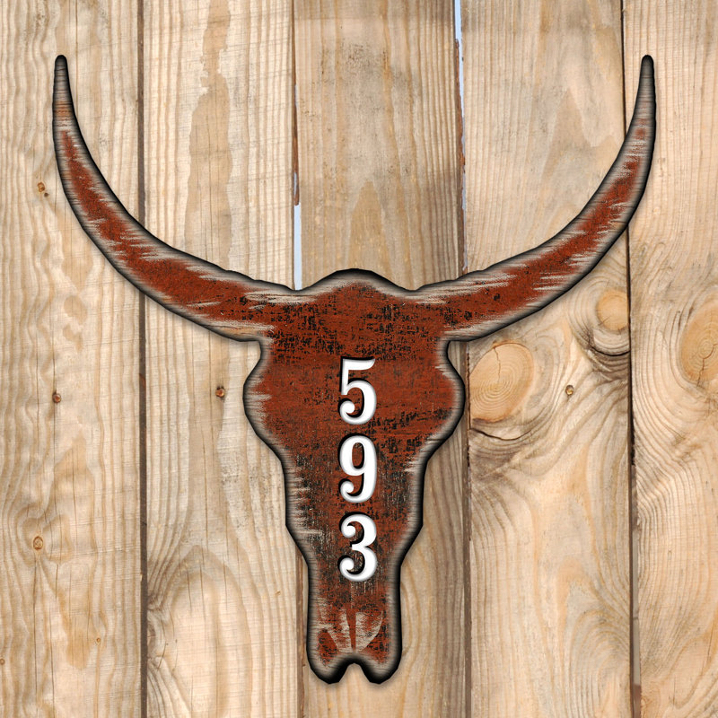 Tête de vache bison Buffalo Skull House, Oui