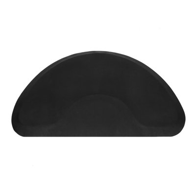 Tapis de chaise biseauté en demi-cercle