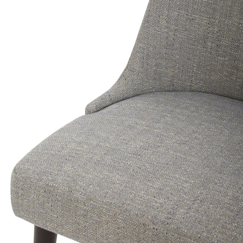 Brisny 19.3'' H Fabric Upholstered Side Chair, Fog