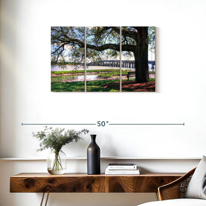 Rorry Harbor Riverside, 20" H x 33" W