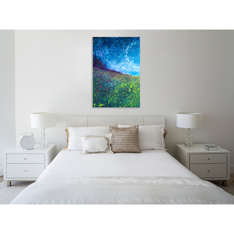 "The change", toile tendue par Chiara Magni, H 48 po x l 32 po x P 1,5 po