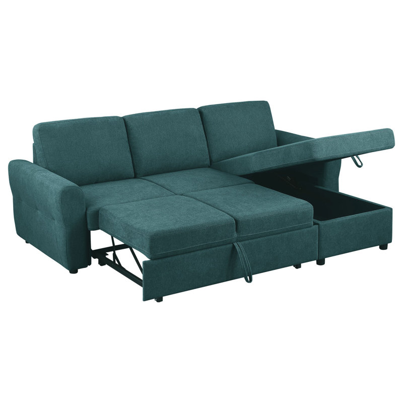 Canapé-lit modulaire Kenna, Bleu sarcelle