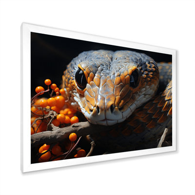 Afrique, serpents, couloirs sur toile
