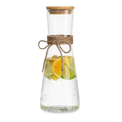 Glass Carafe with Bamboo Lid